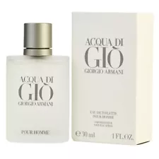 Acqua Di Gio by Giorgio Armani 1 oz EDT Cologne for Men New In Box