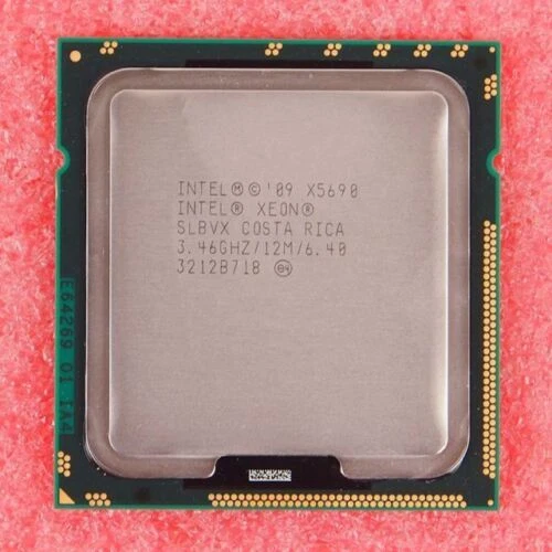 Processore Intel Xeon X5690 Ricondizionato - Sei Core 3.46 GHz, 12 MB Cache, Socket 1366 - Per Server E Workstation - 6