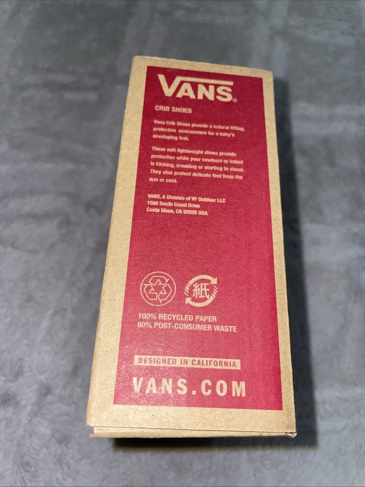 Vans Off The Wall Old Skool Crib Shoes Cosmic Zoo Black/Blue Size 2 6-12 Weeks - Image 4 of 4