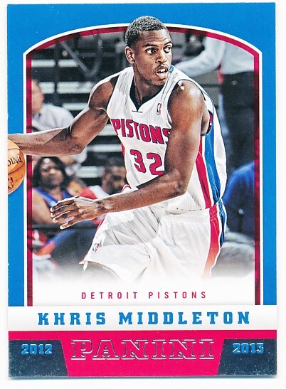 KHRIS MIDDLETON 2012-13 PANINI #276 DETROIT PISTONS MINT