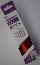 Gemini Arts Foilpress Papercraft Supply - Red Shimmer Glittered - 5" x 5.4yds