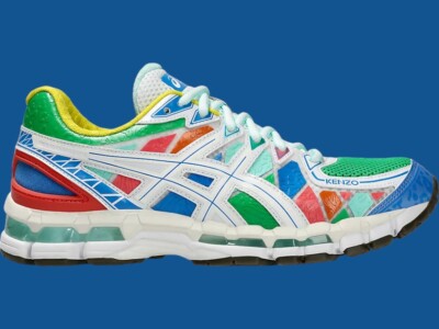 1201A992-960 KENZO Asics Gel-Kayano 20 Multi White Men's size 7-10