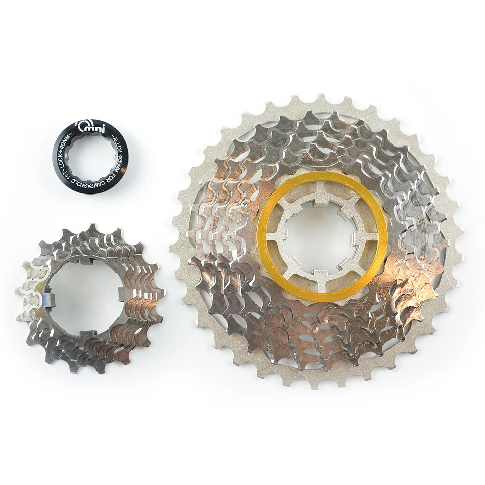 OMNI Racer WORLDS LIGHTEST Titanio 12 Cassette Campagnolo Record, Coro: 11-34 Foto 4 de 4