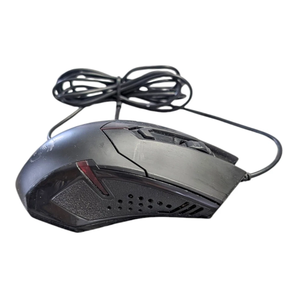 MSI Interceptor DS B1 Gaming Mouse - Red LED 5-Button - Tested Working - Image 4 of 4