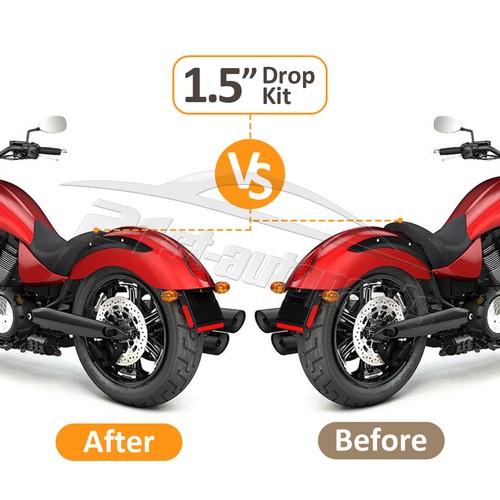 For Victory Vegas Kingpin Hammer Jackpot 1.5" Steel Rear Lowering Link