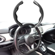 15" Carbon Fiber Steering Wheel Cover Anti slip Accessories For Nissan Altima