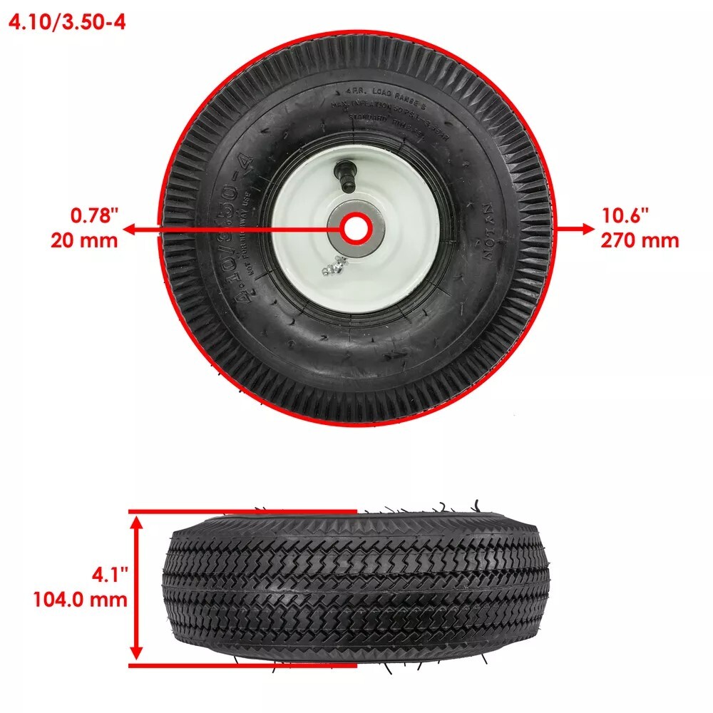 Front Wheel And Tire Assembly For Toro 38