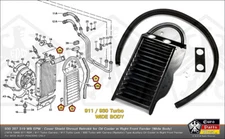 PORSCHE 911 RSR 930 Turbo Cover Shield Stone Guard Oil Cooler Right Fender WIDE