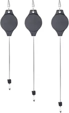 Sungmor Ceiling Retractable Plant Hooks Pulley Adjustable Hanger for Bird Feeder