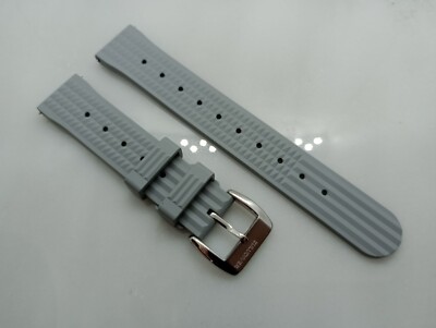 Rubber Dive Watch Strap Zuludiver Waffle New 20mm Zuludiver