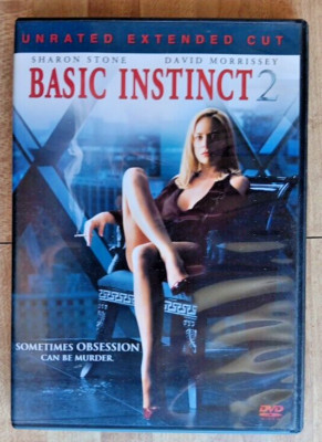 Basic Instinct 2 UnRated Extended Cut DVD Sharon Stone, David Morrissey