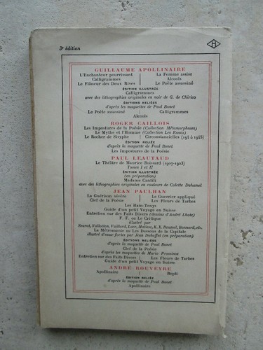 André ROUVEYRE : REPLI roman, 1947. Bel envoi de l'auteur. - Picture 10 of 10