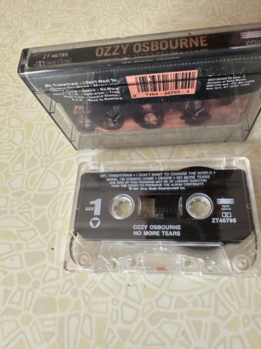 Ozzy Osborne album cassette tape no more tears - Picture 2 of 2