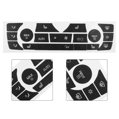 Car AC Climate Control Button Knob Sticker Repair Kit For E90,E91,E92 06-11 - Picture 15 of 24