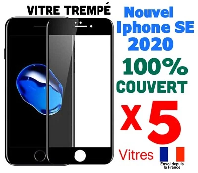 - SANS MARQUE/GÉNÉRIQUE - POUR APPLE IPHONE VERRE TREMPE IPHONE VITRE PROTECTION ECRAN SE 2020 - PHONE SE 2022