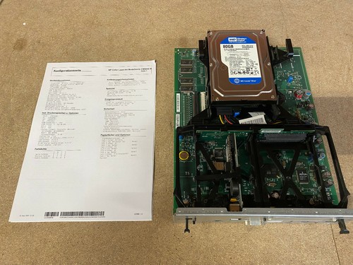 HP Formatter Board für CM6040 Drucker - mit Festplatte & Fax Modul - Q3938-67997