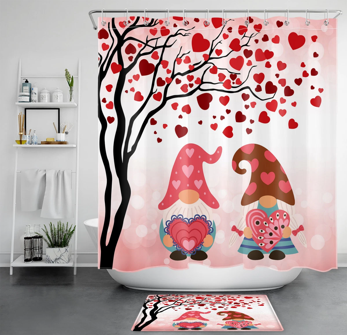 Cute shower 2024 curtain sets