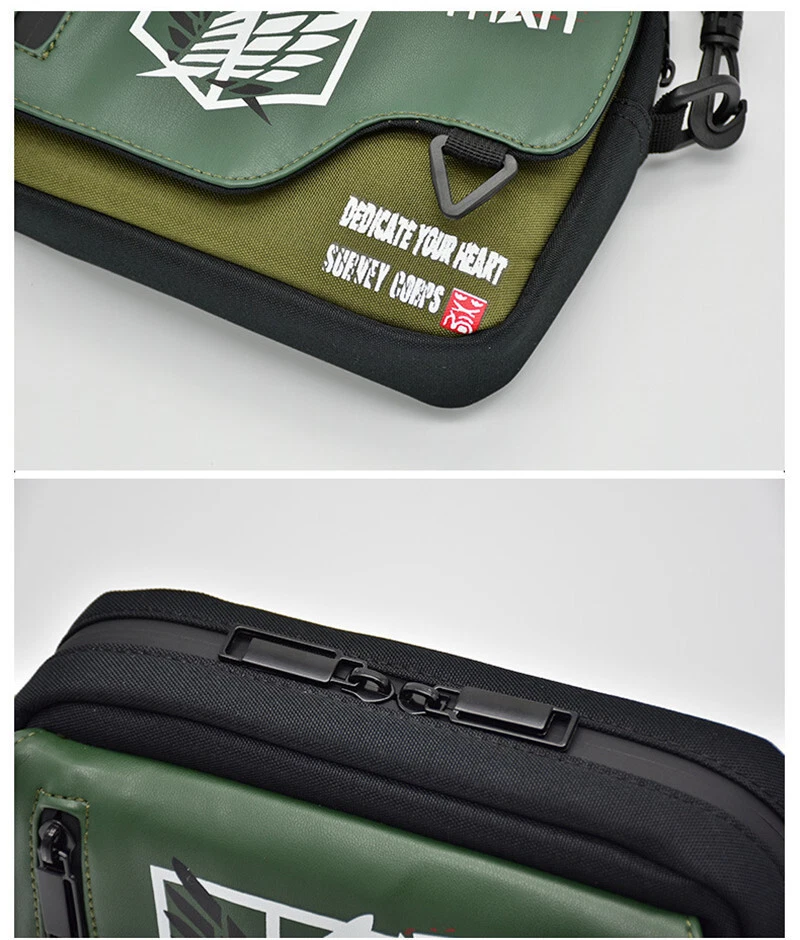 Anime ONE PIECE NARUTO Bolso de Hombro Cazador de Demonios Totoro Impermeable Bolso Mensajero Foto 4 de 4