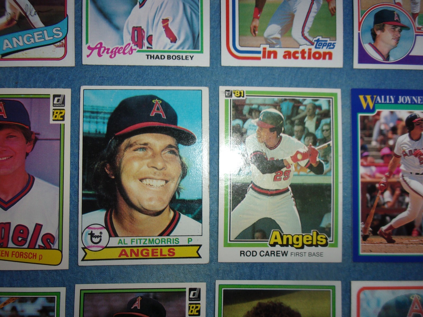 Los Angeles Angels Baseball Card Lot (Carew, Winfield, Guerrero