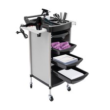 Salon Trolley Drawer Hairdressing Tool Shelf Cart Multi-Functional  4 Wheels