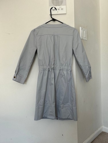 H20 Small Light Grey Spring Trench Coat - Picture 4 of 4