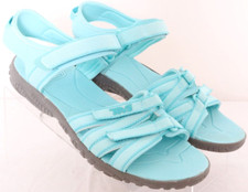 NEW Teva Tirra Blue Sport Adjustable Strap Hook and Loop Sandals Shoes Youth 6