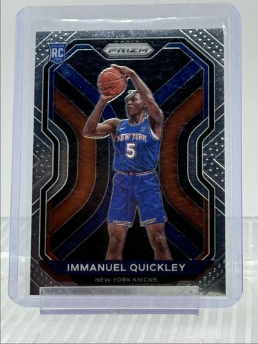 IMMANUEL QUICKLEY 2020-21 PANINI PRIZM BASKETBALL ROOKIE KNICKS RC ...