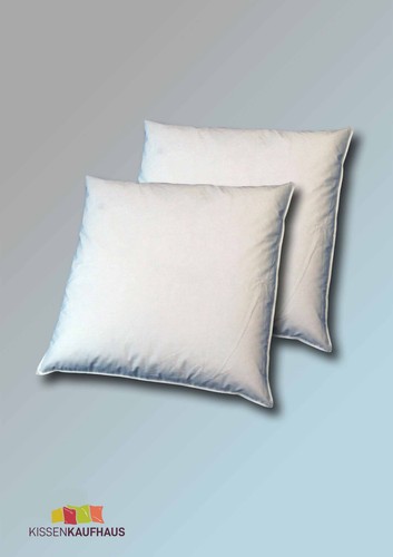 70 x 70 cm Filling Cushion with 500 g Goose Down Cl I Cuddle Pillow Pillow - Picture 3 of 7
