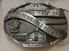 1998 Nebraska MCC Sale - Wood River Mennonite Church, Wood River, belt buckle