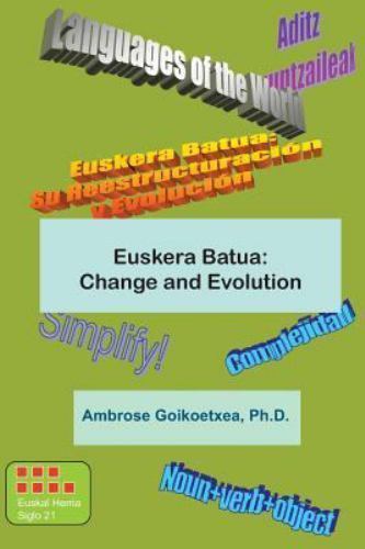 Basque Language Images Euskera Batua, the Basque Language : Change and Evolution by Ambrose ...