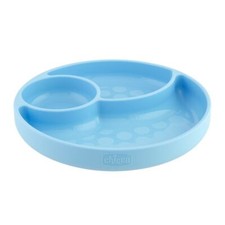 Piatto in Silicone con Ventosa Blu Chicco