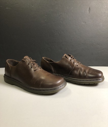 Scarpe Dr Martens donna 7 Lorrie III pelle marrone Oxford foderata suola ad aria - Foto 2 di 18