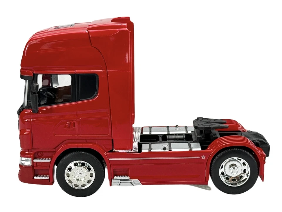 WELLY SCANIA V8 R730 RED 1:32 TRUCK DIE CAST METAL MODEL NEW IN BOX 32670 - Image 3 of 4