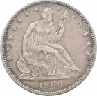1860-O Seated Liberty Half Dollar a5533