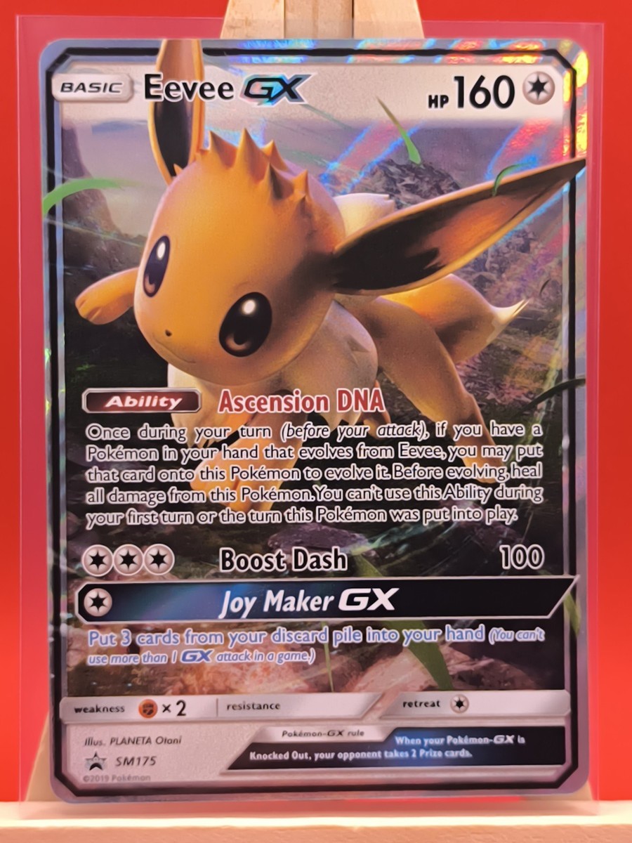 Eevee GX SM175 Sun & Moon Ultra Rare Holo Promo Pokemon Card | eBay