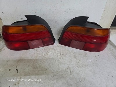BMW E39 hella standard rear light lenses and bulb holders  pair