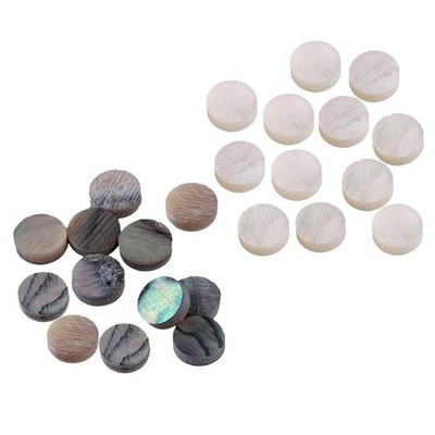 12 Stück Griffbrettpunkte Mit Inlay-Material Für Gitarre, Bass, Ukulele