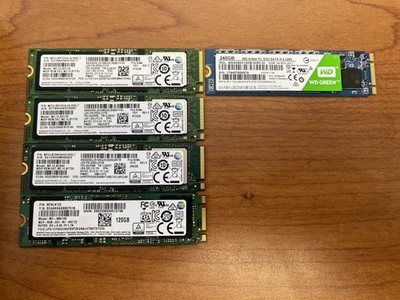 Samsung NVME and WD M.2 SSD Lot
