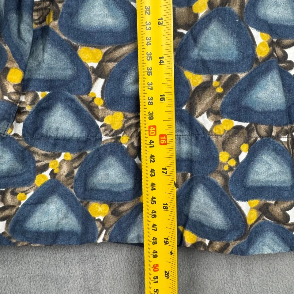 Falda Anthropologie Fei para mujer talla 8 línea A estampado geométrico midi con cinturón Foto 4 de 4