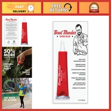 Shoe Glue Sole Repair - Clear Instant Bond, Heavy Duty Adhesive 30g Tube