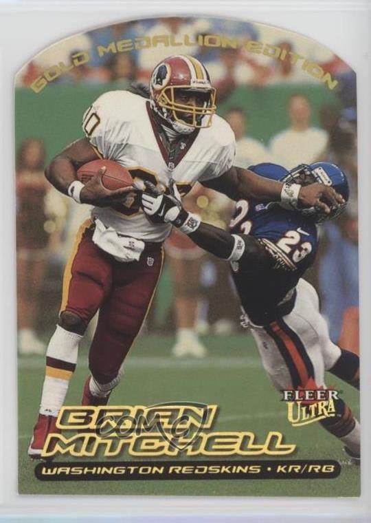 2000 Fleer Ultra Gold Medallion Brian Mitchell #93G 00vl