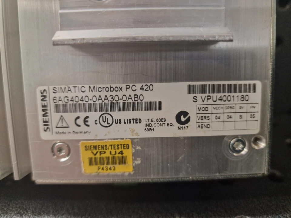 Siemens Simatic Microbox PC 6AG4040-0AA30-0AB0 + CF 2MB - Bild 4 von 4