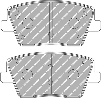FERODO RACING BRAKE PAD SET DISC BRAKE REAR HYUNDAI I30