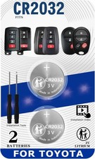 Key Fob Battery Replacement Kit, CR2032 3V Lithium Batteries, for RAV4 Camry Cor