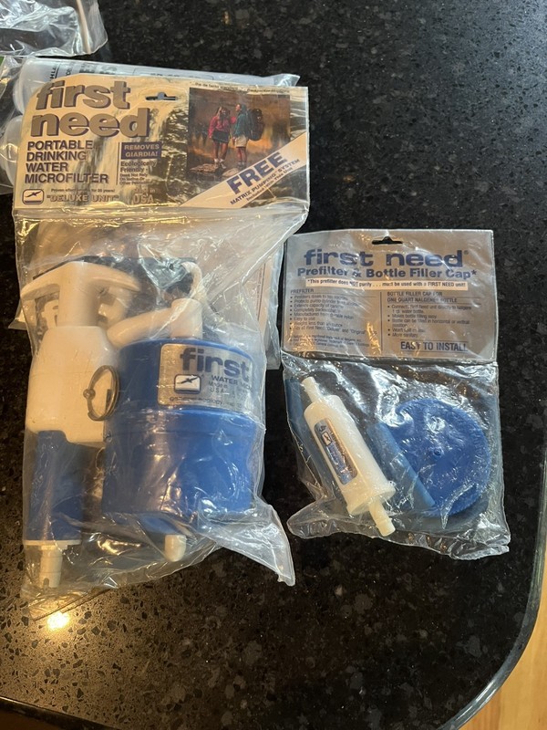 First Need Portable Water Purifier Microfilter Filter Pump Purification System