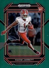 2023 Panini Prizm Draft Picks - Rakim Jarrett #198 (RC) Green Prizm