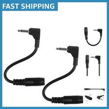 Portable 3.5mm Positive Tip Power Supply Cables for DOD Guitar Pedals - 2 pcs