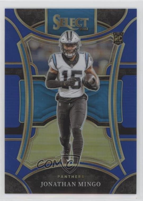 2023 Panini Select Suite Level Blue Prizm 52/99 Jonathan Mingo #414 0z0v