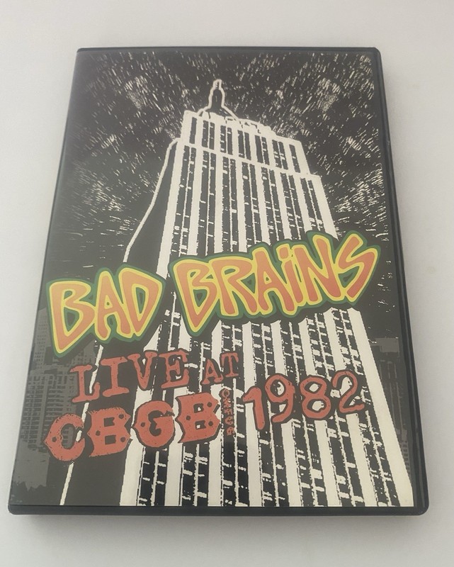 BAD BRAINS Live at CBGB's ©1982 OUT OF PRINT DVD - VERY GOOD