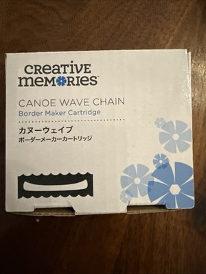 Creative Memories CANOE WAVE CHAIN Border Maker Cartridge